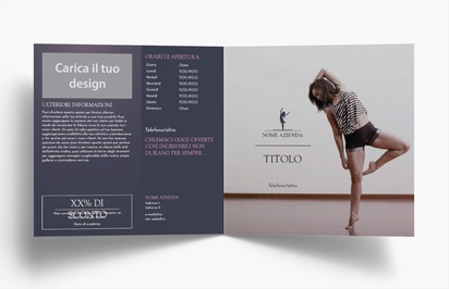 Anteprima design per Galleria di design: volantini per danza e coreografia, 1 piega 210 x 210 mm