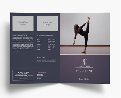Design Preview for Design Gallery: Dance Fitness Folded Leaflets, Bi-fold A4 (210 x 297 mm)
