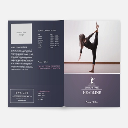 Design Preview for Design Gallery: Sports & Fitness Brochures, A5 Bi-fold