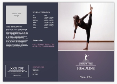 Design Preview for Design Gallery: Sports & Fitness Brochures, Bi-fold A5