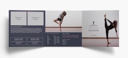 Design Preview for Design Gallery: Dance & Choreography Folded Leaflets, Tri-fold Square (210 x 210 mm)