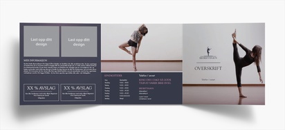 Forhåndsvisning av design for Designgalleri: Dans & koreografi Brosjyrer, 3-fløyet Kvadratisk 210 x 210 mm