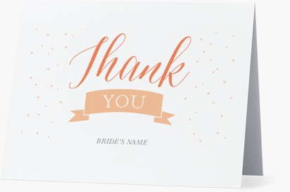 A typography bubbles orange cream design for Wedding