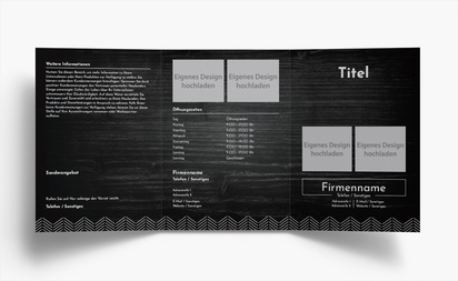 Designvorschau für Designgalerie: Flyer und Falzflyer Essen & Trinken, Wickelfalz A6 (105 x 148 mm)