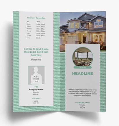 Design Preview for Templates for Just Listed Flyers and Pamphlets , Bi-fold DL