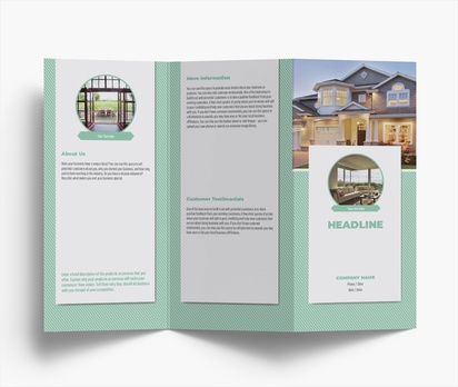 Design Preview for Design Gallery: Estate Agents Folded Leaflets, Z-fold DL (99 x 210 mm)