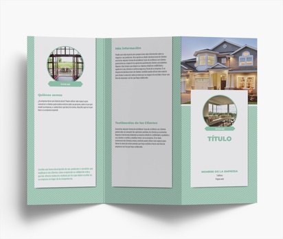 Vista previa del diseño de Galería de diseños de folletos plegados para agentes inmobiliarios, Pliegue en acordeón DL (99 x 210 mm)