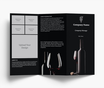 Design Preview for Design Gallery: Beer, Wine & Spirits Folded Leaflets, Z-fold DL (99 x 210 mm)