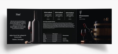 Designvorschau für Designgalerie: Falzflyer Essen & Trinken, Wickelfalz Quadratisch (148 x 148 mm)