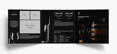 Design Preview for Design Gallery: Beer, Wine & Spirits Folded Leaflets, Tri-fold Square (210 x 210 mm)