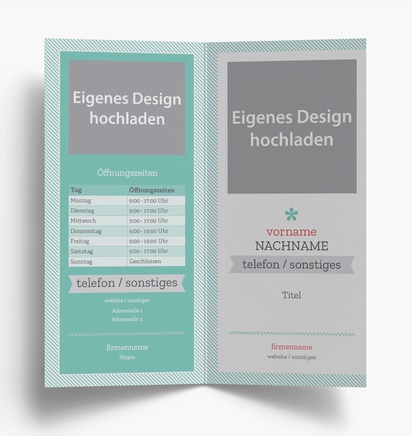 Designvorschau für Designgalerie: Falzflyer Bildung & Kinderbetreuung, Einbruchfalz DL (99 x 210 mm)