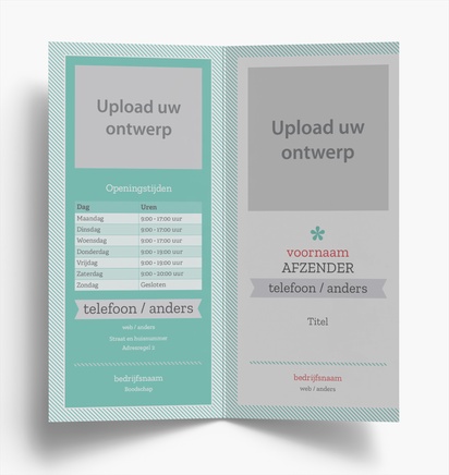 Voorvertoning ontwerp voor Ontwerpgalerij: Folders, Tweeluik DL (99 x 210 mm)