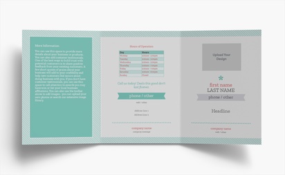 Design Preview for Design Gallery: Tutoring & Training Folded Leaflets, Tri-fold A6 (105 x 148 mm)