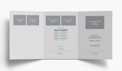 Forhåndsvisning av design for Designgalleri: Utdannelse Brosjyrer, 3-fløyet A5 (148 x 210 mm)