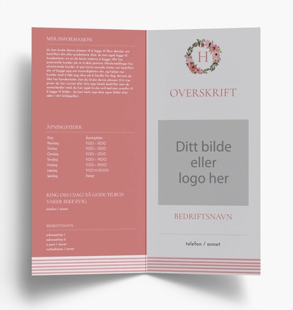 Forhåndsvisning av design for Designgalleri: Arrangementer og underholdning Brosjyrer, 2-fløyet DL (99 x 210 mm)