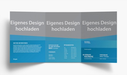 Designvorschau für Designgalerie: Falzflyer Medizinbereiche, Wickelfalz A5 (148 x 210 mm)