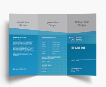 Design Preview for Design Gallery: Modern & Simple Folded Leaflets, Tri-fold DL (99 x 210 mm)