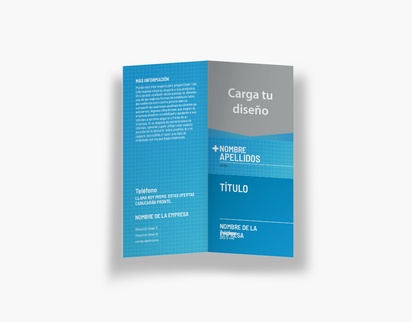 Vista previa del diseño de Galería de diseños de folletos plegados para material médico y farmacéutico, Díptico DL (99 x 210 mm)