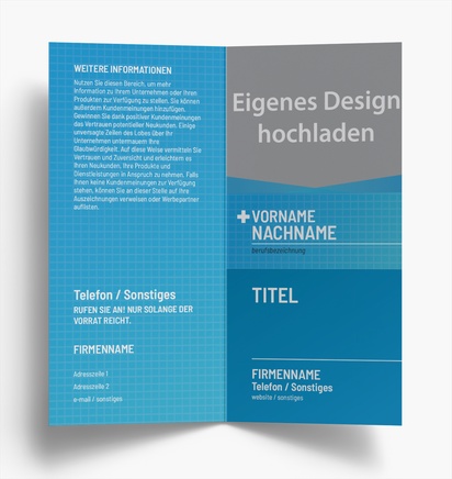Designvorschau für Designgalerie: Falzflyer Medizinbereiche, Einbruchfalz DL (99 x 210 mm)