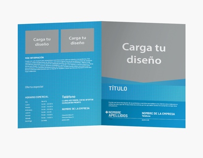 Vista previa del diseño de Galería de diseños de folletos plegados para material médico y farmacéutico, Díptico A4 (210 x 297 mm)