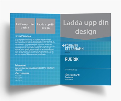Förhandsgranskning av design för Designgalleri: Modernt och enkelt Broschyrer, Enkelfalsning A5 (148 x 210 mm)