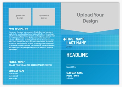 Design Preview for Templates for Modern & Simple Brochures , Bi-fold A5