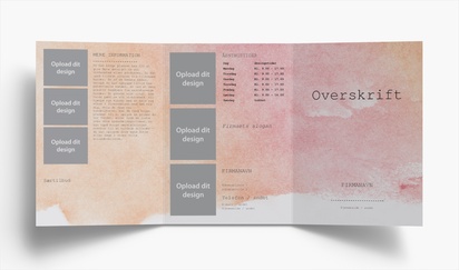Forhåndsvisning af design for Designgalleri: Brochurer, 3-fløjet A5 (148 x 210 mm)