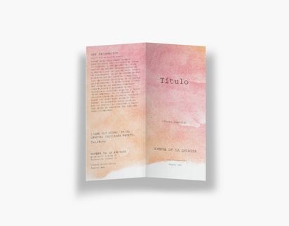 Vista previa del diseño de Galería de diseños de folletos plegados para belleza y spa, Díptico DL (99 x 210 mm)