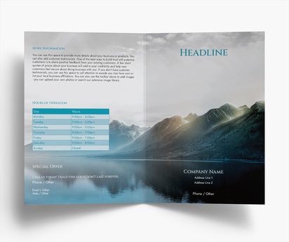Design Preview for Design Gallery: Health & Wellness Folded Leaflets, Bi-fold A5 (148 x 210 mm)
