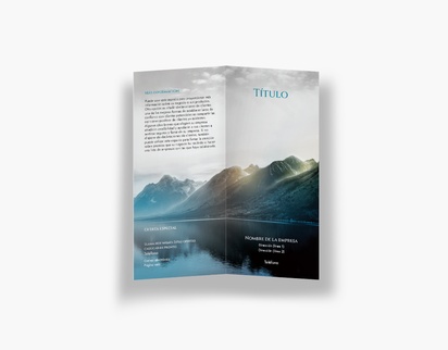 Vista previa del diseño de Galería de diseños de folletos plegados para terapias y tratamientos, Díptico DL (99 x 210 mm)