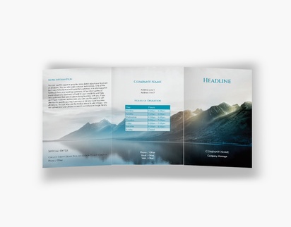 Design Preview for Design Gallery: Religious & Spiritual Flyers & Leaflets, Tri-fold A6 (105 x 148 mm)
