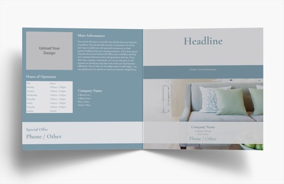 Design Preview for Design Gallery: Furniture & Home Goods Folded Leaflets, Bi-fold Square (148 x 148 mm)