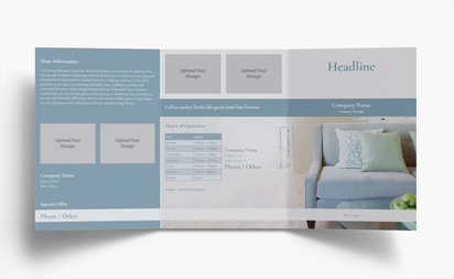 Design Preview for Design Gallery: Interior Design Folded Leaflets, Tri-fold A6 (105 x 148 mm)
