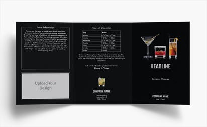Design Preview for Design Gallery: Food & Beverage Folded Leaflets, Tri-fold A6 (105 x 148 mm)