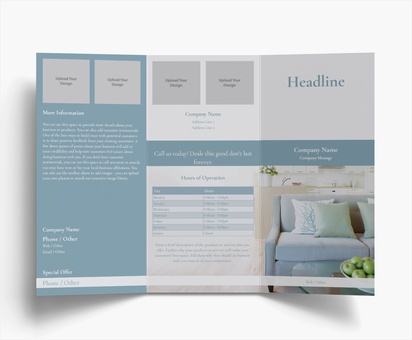 Design Preview for Design Gallery: Furniture & Home Goods Folded Leaflets, Tri-fold DL (99 x 210 mm)