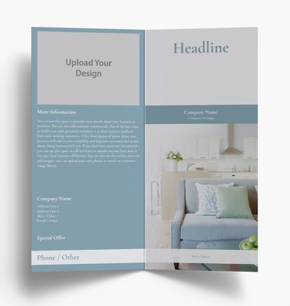 Design Preview for Flyers and Leaflets Templates, Bi-fold DL (99 x 210 mm)