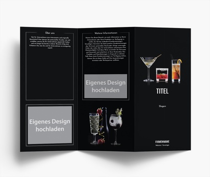 Designvorschau für Flyer-Vorlagen und Designs, Zickzackfalz DL (99 x 210 mm)