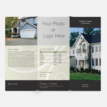 Design Preview for Design Gallery: Elegant Brochures, DL Tri-fold