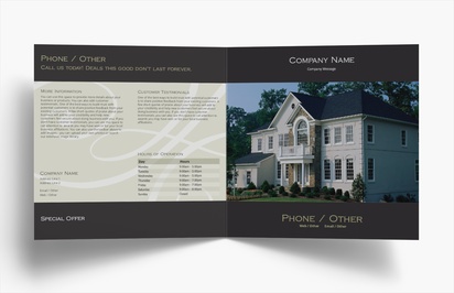 Design Preview for Design Gallery: Mortgages & Loans Folded Leaflets, Bi-fold Square (210 x 210 mm)