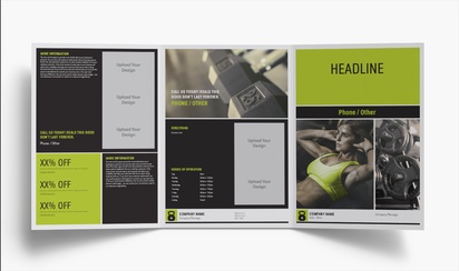 Design Preview for Design Gallery: Sports Specific Folded Leaflets, Tri-fold A4 (210 x 297 mm)