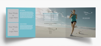 Design Preview for Design Gallery: Sports Medicine Folded Leaflets, Tri-fold Square (148 x 148 mm)