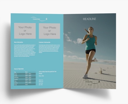 Design Preview for Design Gallery: Sports Medicine Folded Leaflets, Bi-fold A4 (210 x 297 mm)