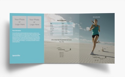 Design Preview for Design Gallery: Sports Medicine Folded Leaflets, Tri-fold A6 (105 x 148 mm)