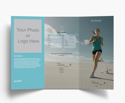 Design Preview for Design Gallery: Sports Medicine Folded Leaflets, Tri-fold DL (99 x 210 mm)