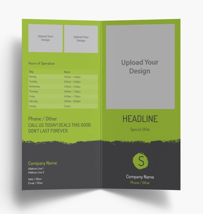 Design Preview for Design Gallery: Art galleries Folded Leaflets, Bi-fold DL (99 x 210 mm)