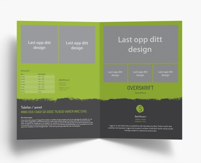 Forhåndsvisning av design for Designgalleri: Maling & tapetsering Brosjyrer, 2-fløyet A4 (210 x 297 mm)