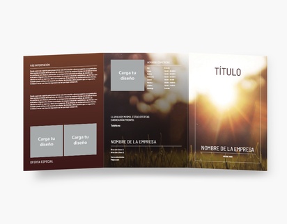 Vista previa del diseño de Galería de diseños de folletos plegados para religión y espiritualismo, Tríptico A4 (210 x 297 mm)