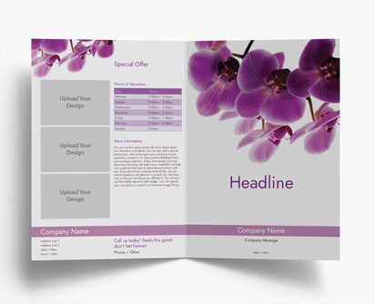 Design Preview for Design Gallery: Florists Folded Leaflets, Bi-fold A4 (210 x 297 mm)
