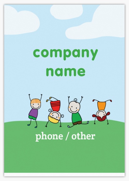 Design Preview for Design Gallery: Education & Child Care Roll Labels, Rectangle 10.5 x 7.4 cm