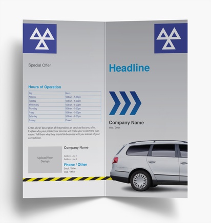 Design Preview for Design Gallery: Mechanics & Auto Body Folded Leaflets, Bi-fold DL (99 x 210 mm)
